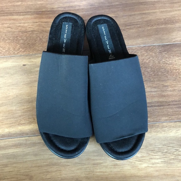 Steven Wedge Slide Sandals - Picture 4 of 5